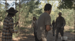 rick and carl ready to rumble