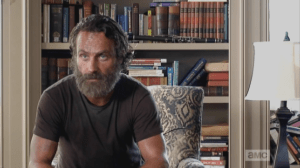 Rick looks at Deanna with a new respect, or regard. He says nothing, shifts back and forth in the chair, comes back to stillness.