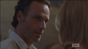She liked it, Rick Grimes! Grimes in, McBeaty OUT.