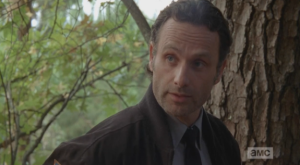 Rick turns to Carol and Daryl, says that they should keep their doubts, suspicions, plans about Alexandria to themselves, that they want the others in their group 
