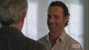 Rick smiles, diplomatically, and you know he's thinking, 