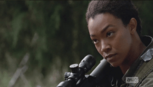 ...so Sasha sets her sights on the next target.