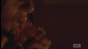 And as the Alexandrian party guests nosh on the party spread, Sasha imagines the Terminans eating chunks of meat from Bob's leg...