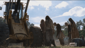 The Job Site Walkers begin to swarm the truck...