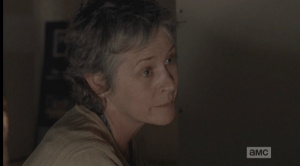 Carol looks at Rick.