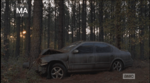 crashed car