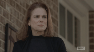 Seems like Rick could have taken the opportunity to greet Deanna, or apologize for the previous day's events, but I guess that's not happening...
