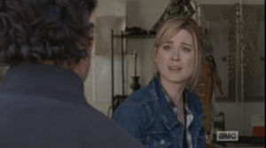 Jessie looks at Rick, exasperated. 