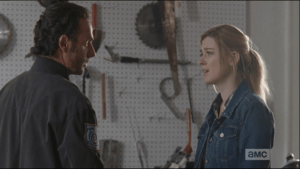 Jessie must see something, because she tries to then talk Rick down from his crusade: 