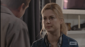 Jessie looks like she's too tired of all this shit to be scared any more. She stands her ground, tells McBeaty, 