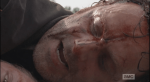 One more shift, and Rick is behind McBeaty now, with his arm wrapped around the man's throat, #likeapython .