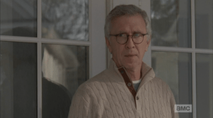 Reg looks over at Deanna, like,