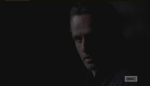 ...before turning around, slowly and facing McBeaty with this fearsome, smoking-hot look. This man is not Officer Friendly to you, McBeaty!