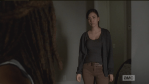 Rosita tells Michonne,
