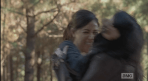 Rosita joins the #walkerkillinparty