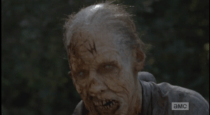 ...and we see one of the last walkers has a telltale