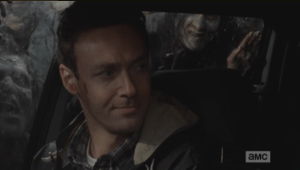 Aaron winces as the pain of Daryl's sad statement hits him. Daryl feel his importance as someone who can contribute to his group out in the wild, but is overcome with self doubt finding his place in a walled, polite society, living in palatial homes that would have never allowed the likes of him inside, before the turn.