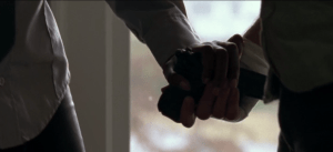 Rick takes the wisdom, and the lesson, in. He tries to hand Michonne his handgun one last time, and she presses it back towards him.