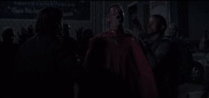 Repeating his words to Morgan, earlier that day, the dark-haired one tells the Red Poncho Guy,