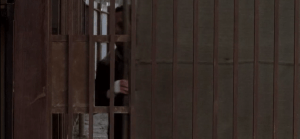 Rick quickly pulls the gate closed, latches it locked, and turns to scour the streets of Alexandria...