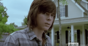 carl sees enid