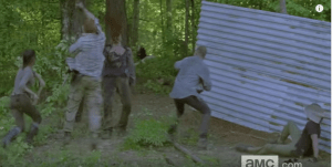 These shots look like they are taking place outside the walls...