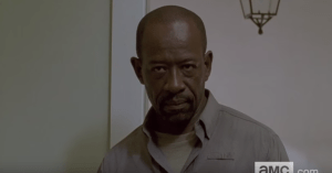 And the shot pans to Morgan as Deanna adds, seemingly addressing Morgan,