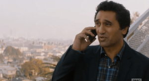 ftwd dad on phone