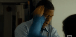 Tobias goes for the head, next...