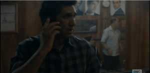 (Loud explosion, flash of light from outside)