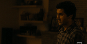 Madison relents, but on the condition that if they're staying the night at the house, then he needs to be the one to