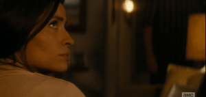 Daniel replies stiffly that he already made the call, and his cousin is coming to pick them up in the morning. Ofelia looks up at her father, knowing that even if he is lying to save face, that their best chances for survival lie with staying here, with Travis and his people.