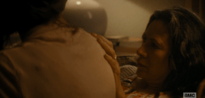 Griselda lays a calming hand on her daughter's shoulder, and gives Ofelia a knowing, motherly look. Now is not the time to challenge Daniel on this, but another time will present itself, soon enough.