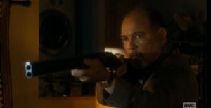 Undaunted, Daniel Salazar raises the shotgun once again.