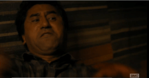 Meanwhile, it's getting pretty hairy for Travis as he tries to hold off Dawson B...