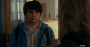 Back at the school, Madison hands Tobias his knife, tells him,
