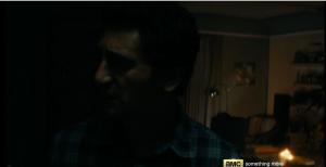 Meanwhile, inside the Clarks' house, Travis looks around the dark and quiet.