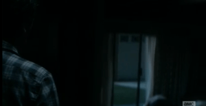 Meanwhile, Travis steps into the back room and beholds an unspeakable sight...