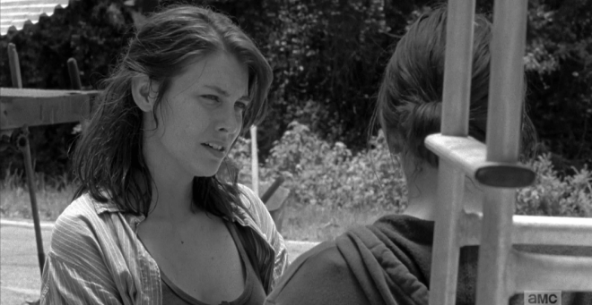 Watching Tara struggle with this information, Maggie tells her,
