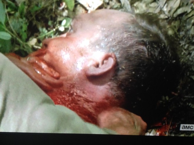 Honestly, by the time Rick put the knife into the base of Carter's skull, I was relieved. He made it quick, humane.