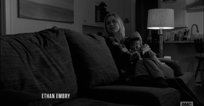 As he gets up and rushes off, Jessie calls after her eldest son,