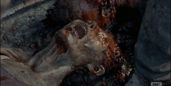 The indignity just doesn't ever end for the Trampled Underfoot Walkers...they fall into a quarry, get stuck there for like a year, and when they finally get out, now this! They're like, 