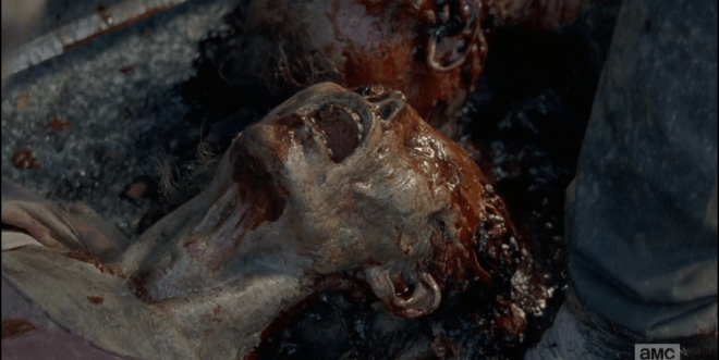 The indignity just doesn't ever end for the Trampled Underfoot Walkers...they fall into a quarry, get stuck there for like a year, and when they finally get out, now this! They're like,