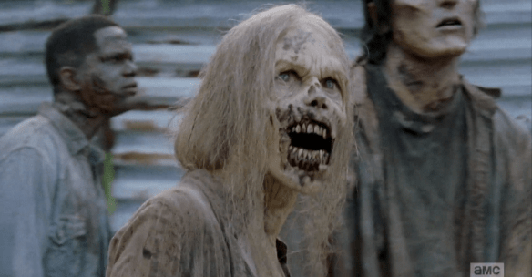 More and more walkers notice, are drawn towards the flares...