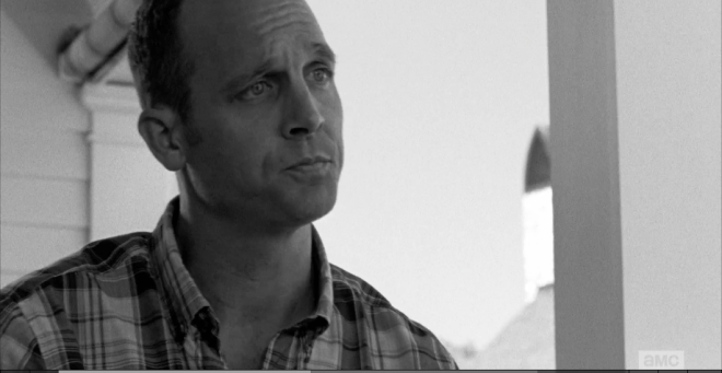 Carter, however, is not convinced that the barricade will hold against the walkers, and questions the plan. What if the barricade doesn't hold, and the walkers start slipping through the cracks, and that noise catches the other walkers' attention...what then?