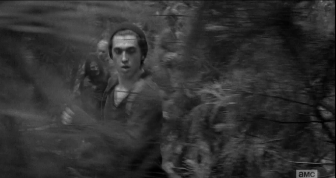 ...of young Ron, running for his life from a band of...