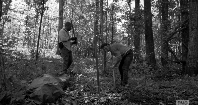 My WD buddies and I were so happy, watching this scene, to see Rick step up and do the right thing.