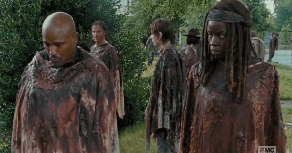 gabriel steps up 15 michonne stink eye