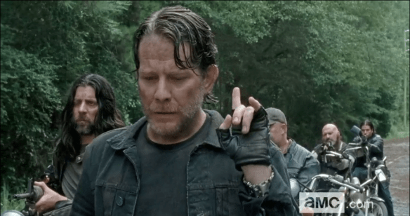 shot 35 dick raises finger first, though