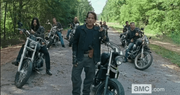 shot 5 hand over your weapons